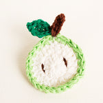 Ready Stock : Hand Knitted Hairclip - Pear / Apple