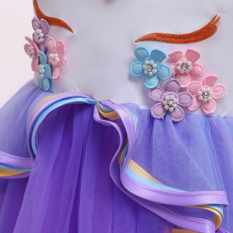 Pre-Order : Design 2 Unicorn Dream Long Dress (Pink)
