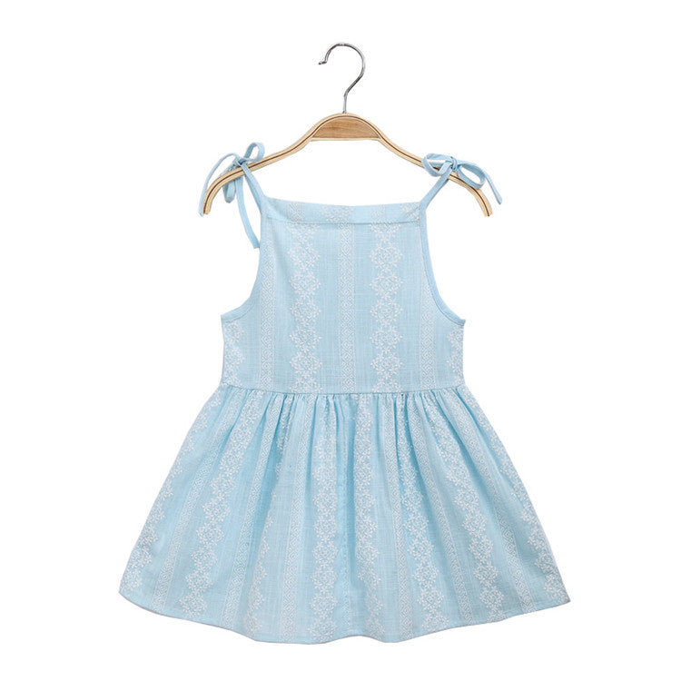Ready Stock : Summer Dress (Blue)