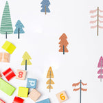 Ready Stock : Cute Little Trees NURSERY STICKERS