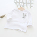 Ready Stock : Snowy Bunny Long Sleeves T-Shirt