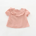 Ready Stock : The Adorable Princess Blouse (Dusty Pink)