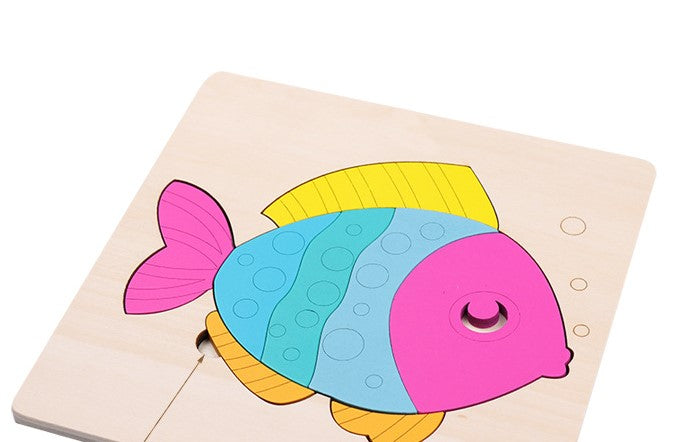 Ready Stock : WOODEN PUZZLE (FISH)