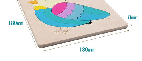 Ready Stock : WOODEN PUZZLE (CATERPILLAR)