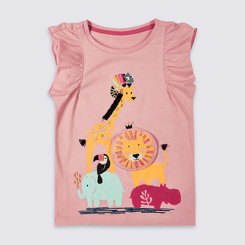 Ready Stock  : Jungle Friends Short Sleeve T-Shirt