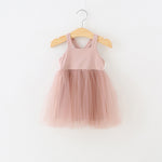 Ready Stock : Angel Wing Tutu Dress (Dusty Pink)