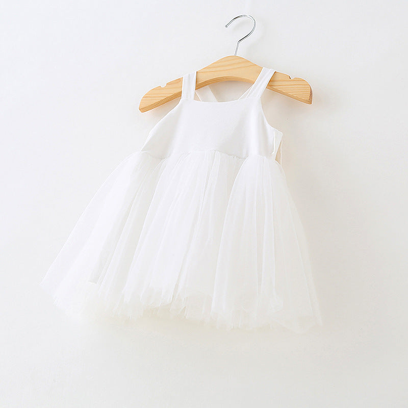 Ready Stock : Angel Wing Tutu Dress (White)