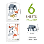 Raedy Stock : Animal NURSERY STICKERS