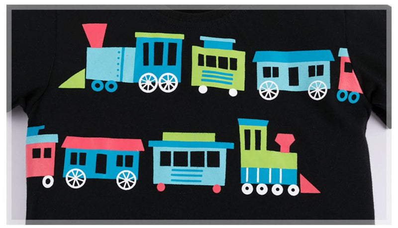 Ready Stock : Choo Choo Train Short Sleeve T-Shirt