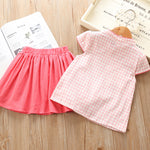 Ready Stock: Pink Checker Oriental Set