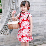 Pre-Order : Red Blossom Cheongsam