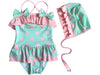 READY STOCK : THE PINK POLKA DOTS SWIM WEAR