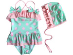 READY STOCK : THE PINK POLKA DOTS SWIM WEAR