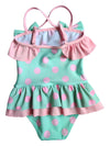 READY STOCK : THE PINK POLKA DOTS SWIM WEAR