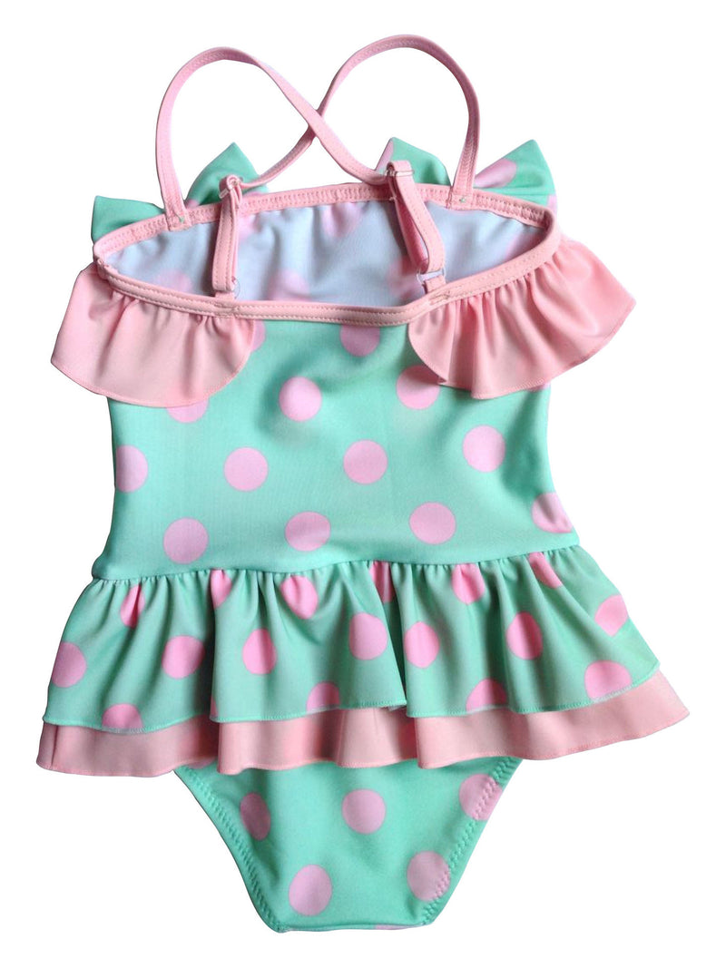 READY STOCK : THE PINK POLKA DOTS SWIM WEAR