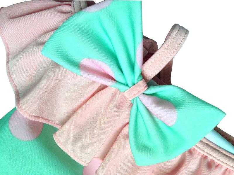 READY STOCK : THE PINK POLKA DOTS SWIM WEAR