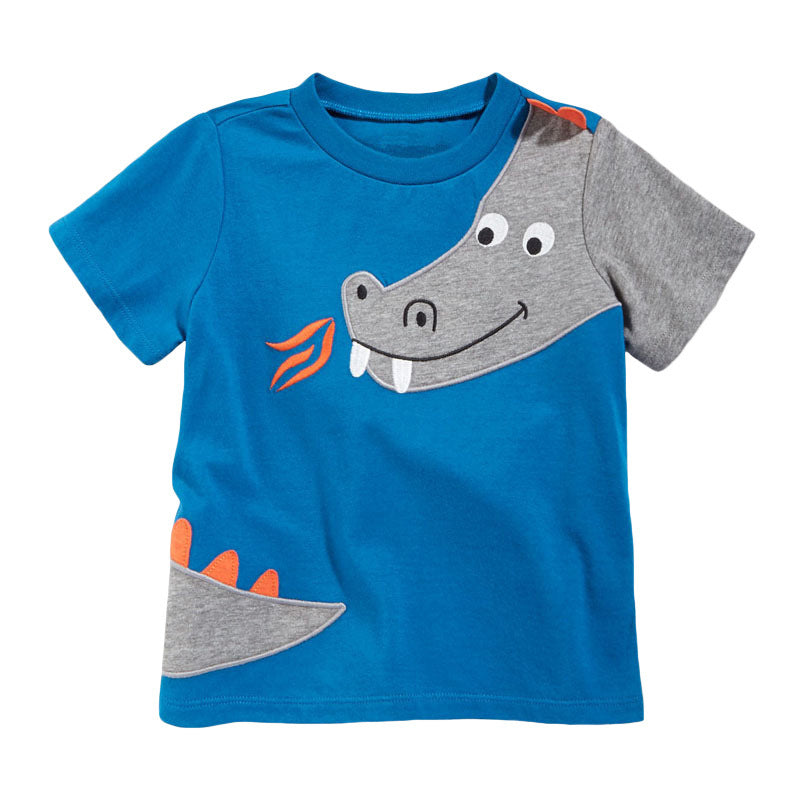 Ready Stock : Dragon T-Rex Short Sleeve T-Shirt