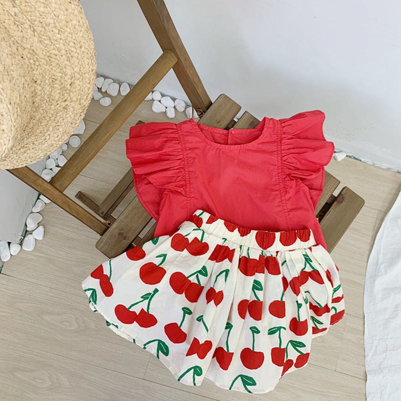 Ready Stock : Sweet Cherry 2 Pieces Set