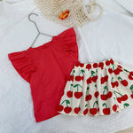 Ready Stock : Sweet Cherry 2 Pieces Set