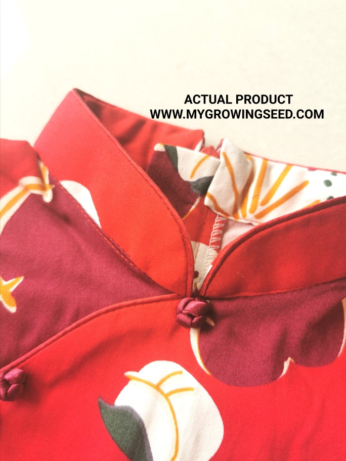 Pre-Order : Blossom Mother Daughter Matching Cheongsam