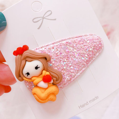 Ready Stock : Princesses Hairclip (4 Designs Available)