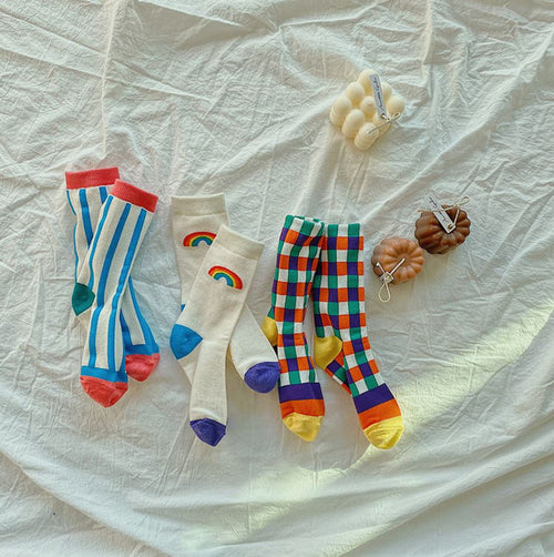 Ready Stock : Rainbow Socks