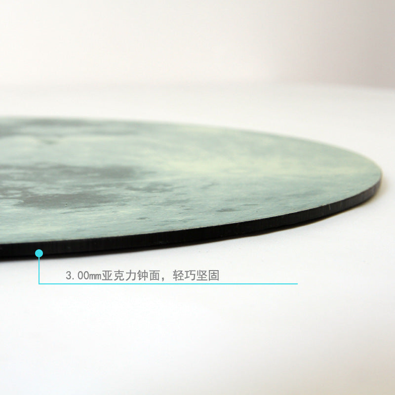 READY STOCK : GLOW IN THE DARK MOON CLOCK (Batch 2)