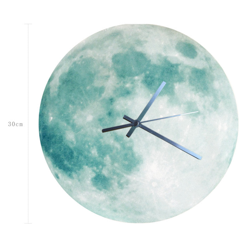 READY STOCK : GLOW IN THE DARK MOON CLOCK (Batch 2)