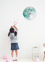 READY STOCK : GLOW IN THE DARK MOON CLOCK (Batch 2)