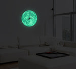READY STOCK : GLOW IN THE DARK MOON CLOCK (Batch 2)