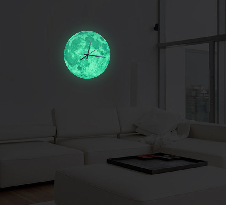 READY STOCK : GLOW IN THE DARK MOON CLOCK (Batch 2)