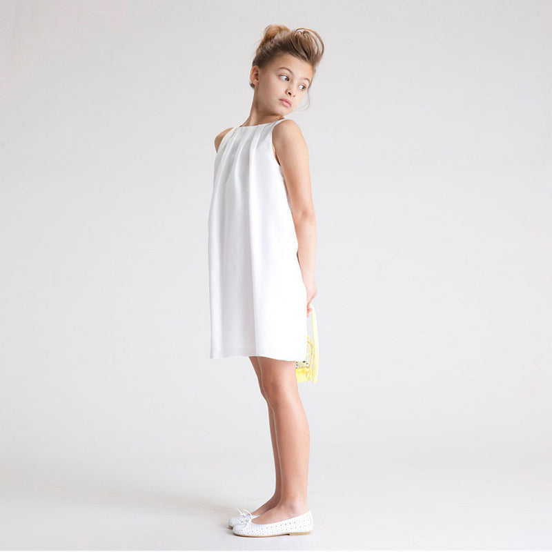 Ready Stock  : Miss Lady Dress (White)