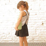 Ready Stock : Polka Dots Cross Back Sleeveless Top