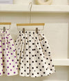 Ready Stock : Corduroy Polka Dots Skirt