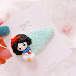 Ready Stock : Princesses Hairclip (4 Designs Available)