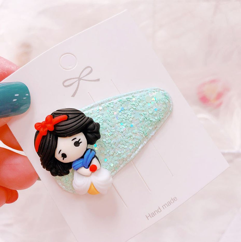 Ready Stock : Princesses Hairclip (4 Designs Available)