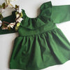 Ready Stock : Sweet Princess Long Sleeves Dress (Green)
