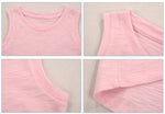Ready Stock : Baby Pink Bamboo Cotton Singlet