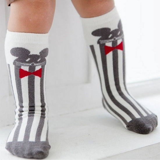 Ready Stock :Mr.Mouse High Socks