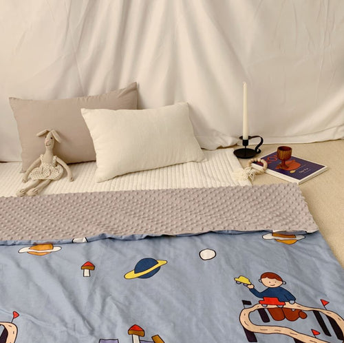 PRE ORDER : PREMIUM MINKY BLANKET / QUILT COVER - PLAY