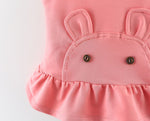Ready Stock : Blue Bear Suspender Dress