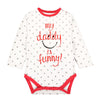 Ready Stock : My Daddy Is Funny Long Sleeve Baby Romper