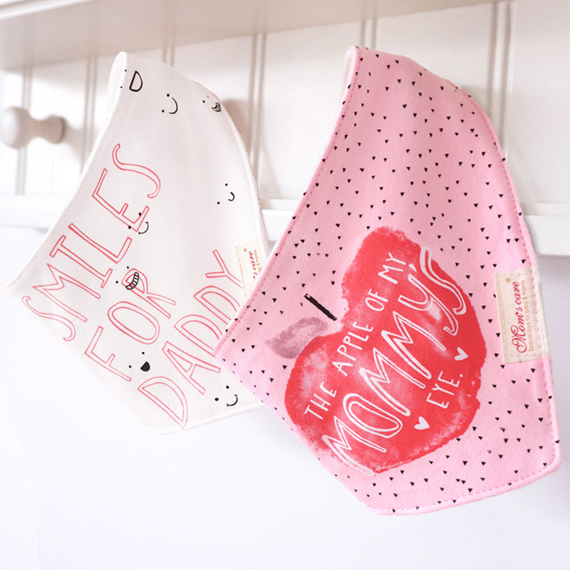 Ready Stock : Bib - The Apple of Mummy's Eyes (Set of 2)
