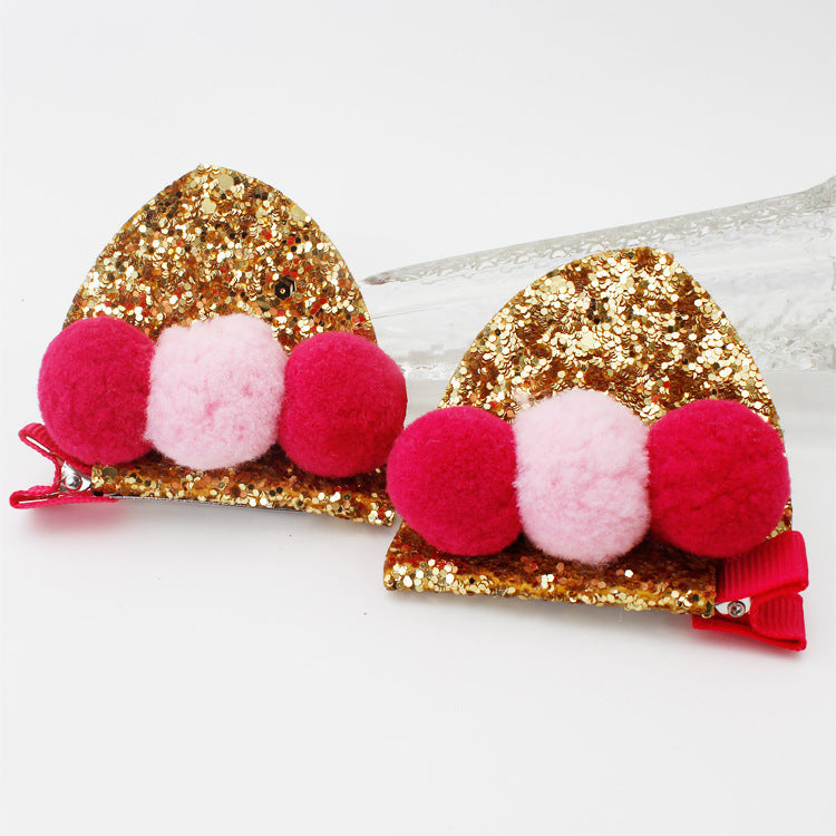 Ready Stock : Golden Cat Ears  (Pair) Hairclip