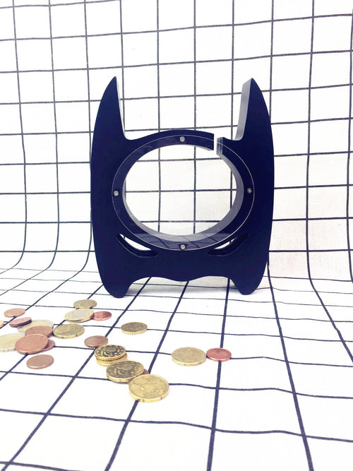 READY STOCK : Hand-Painted Batman Wood Money Box