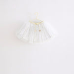 Ready Stock : Sequin Tutu Skirt (White)
