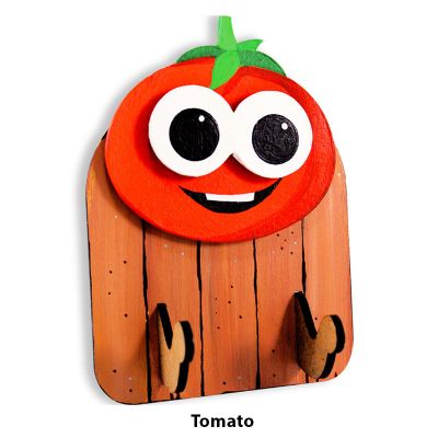 READY STOCK : 3D VEGETABLE KEY HANGER DIY KIT