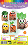 READY STOCK : 3D VEGETABLE KEY HANGER DIY KIT