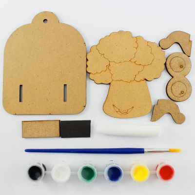 READY STOCK : 3D VEGETABLE KEY HANGER DIY KIT