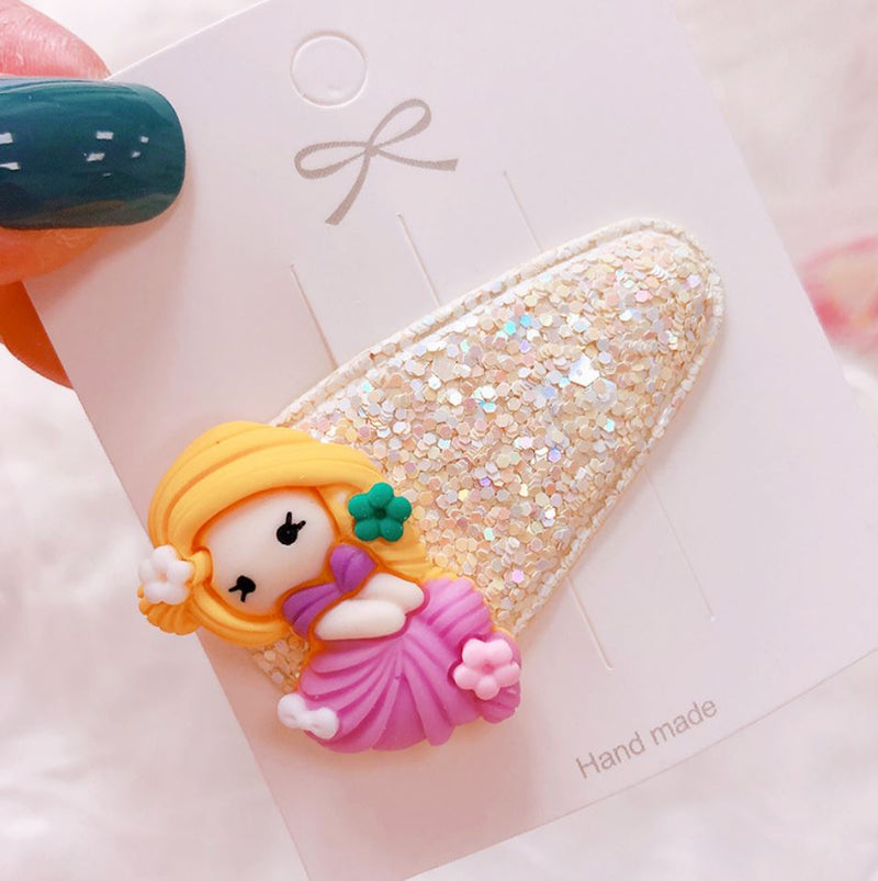 Ready Stock : Princesses Hairclip (4 Designs Available)